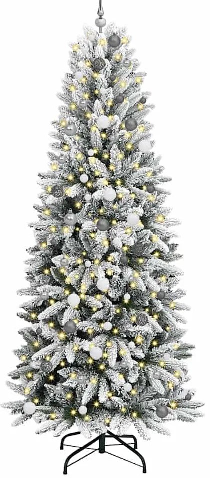Árvore de Natal Artificial Branco 240 cm PVC