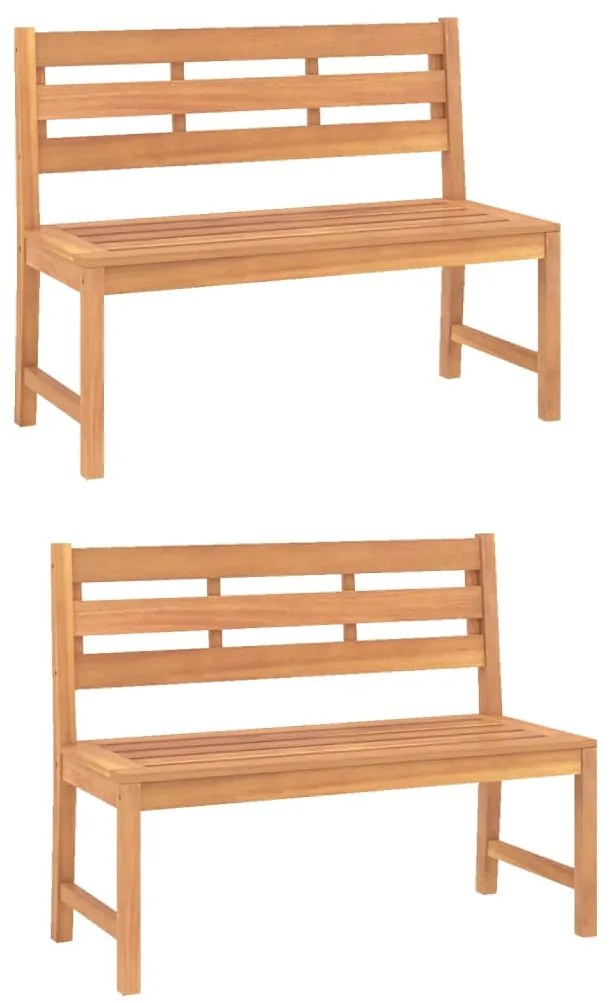 4 pcs conjunto de jantar p/ jardim madeira de teca maciça