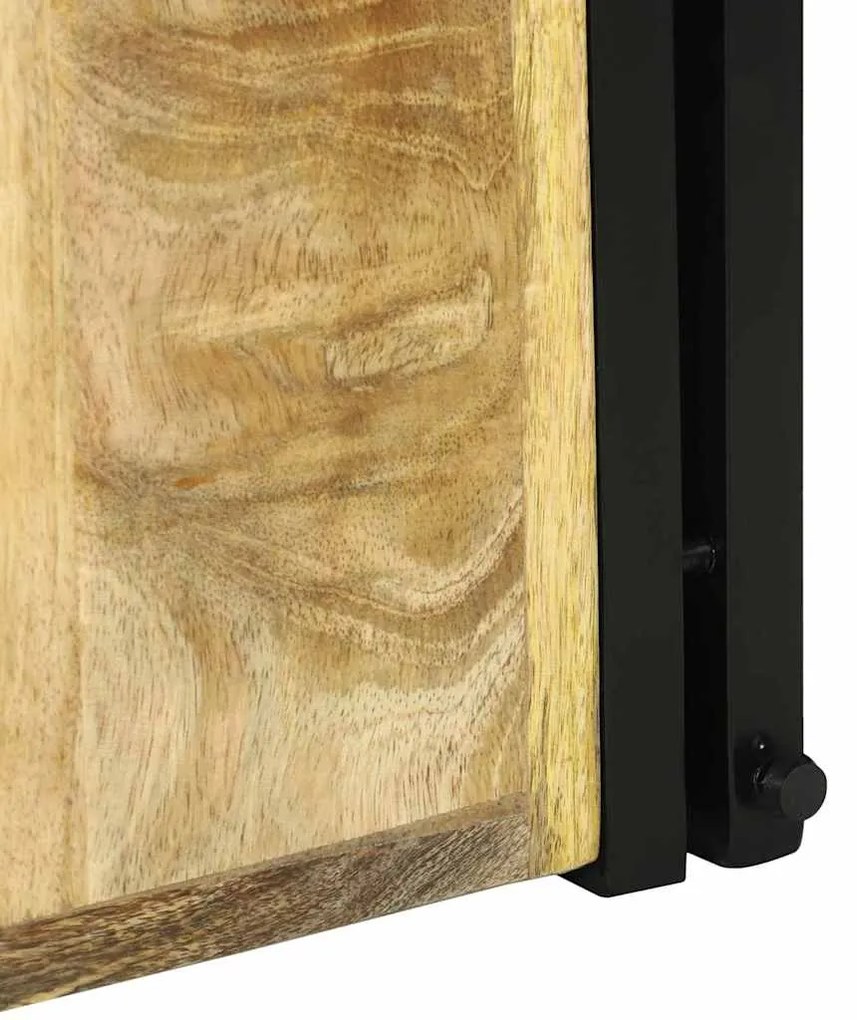Rack de Vinho 34,5 x 35 x 39 cm Madeira Sólida de Mangueira Rústica