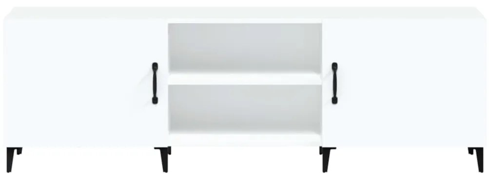 Móvel de TV 150x30x50 cm derivados de madeira branco