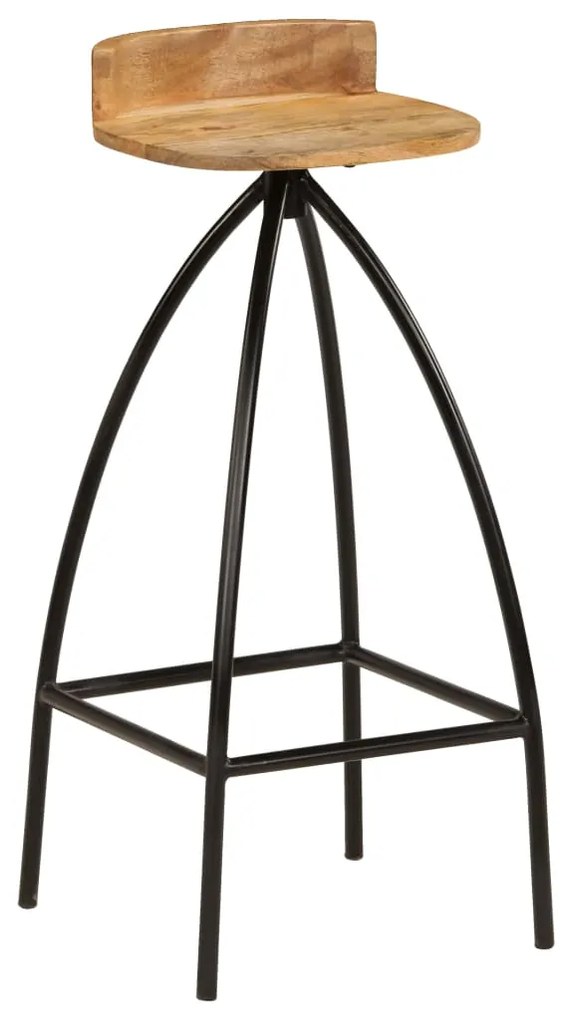 Conjunto de bar 5 pcs madeira de mangueira maciça