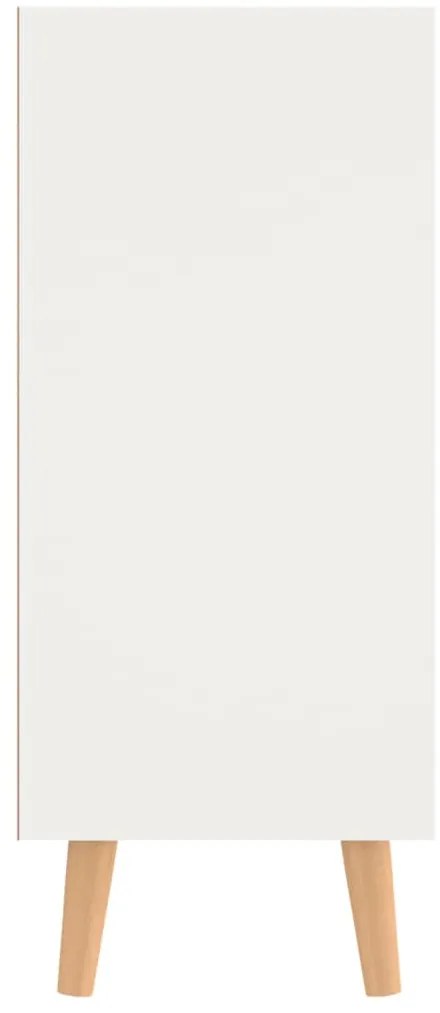 Aparador 90x30x72cm derivados de madeira branco/carvalho sonoma