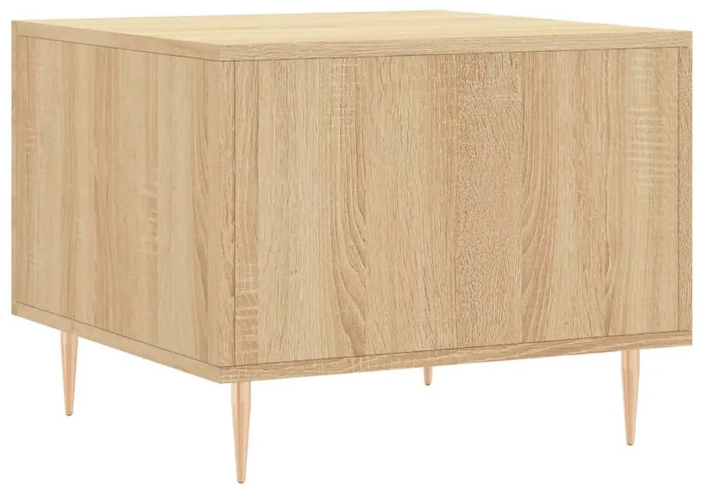 Mesa de centro 50x50x40 cm derivados de madeira carvalho sonoma