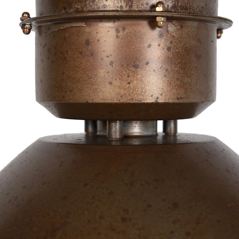 Candeeiro de suspensão industrial enferrujado - Flynn