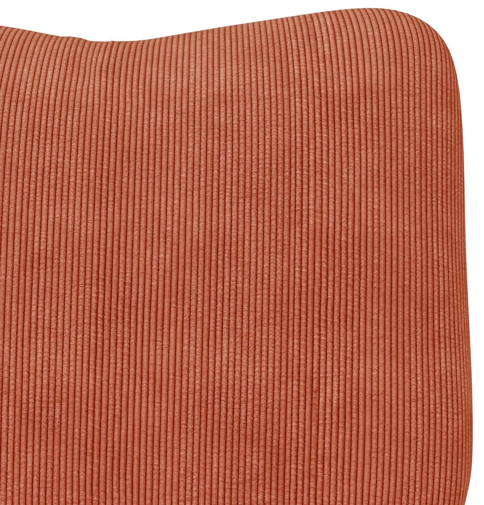 Poltrona Relaxante vidaXL Vermelha Laranja Tecido Cordonê