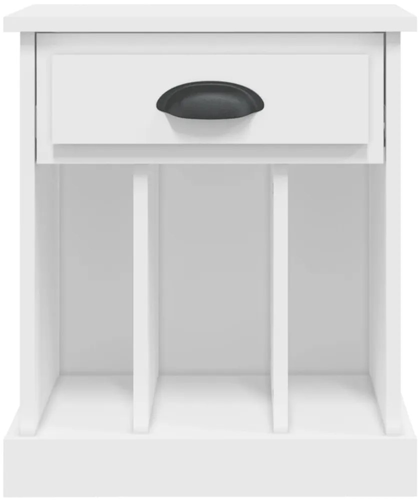 Mesas de cabeceira 2 pcs 43x36x50 cm branco
