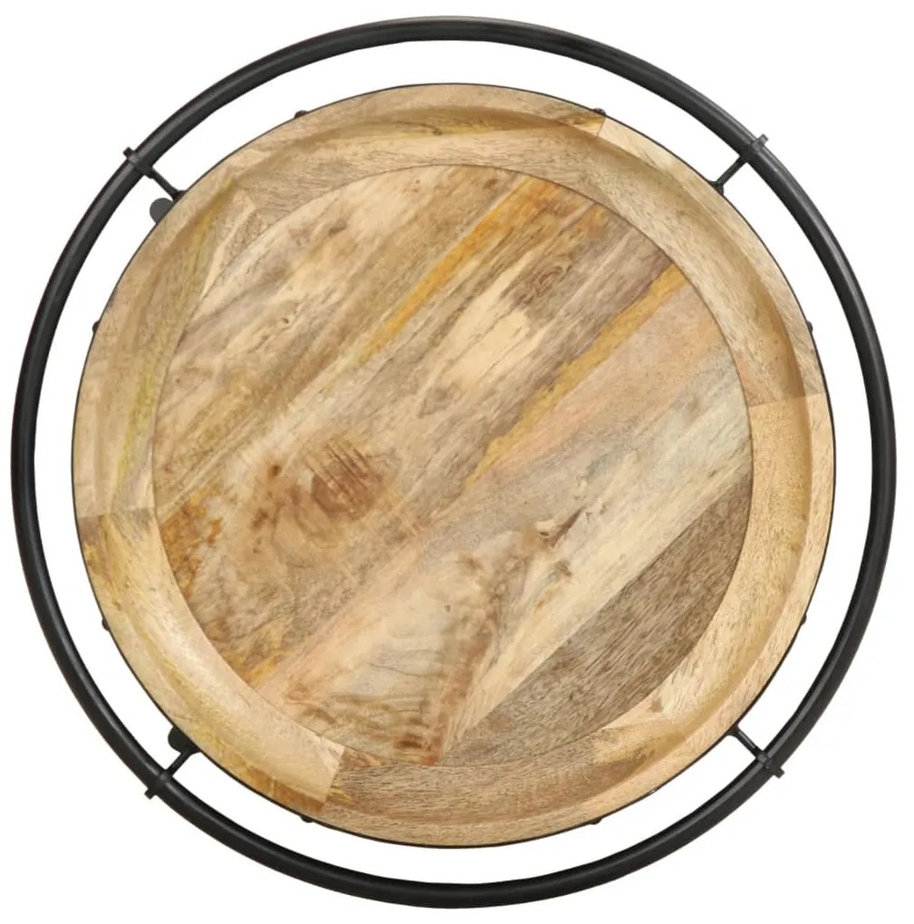Mesa de apoio Ø55x83 cm madeira de mangueira maciça