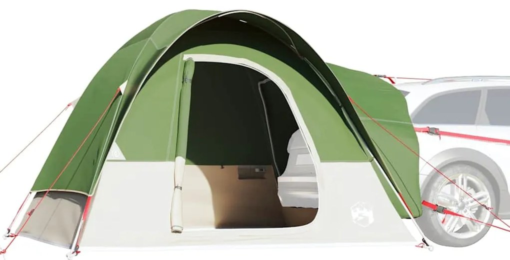 vidaXL Tenda de carro para 4 pessoas impermeável verde