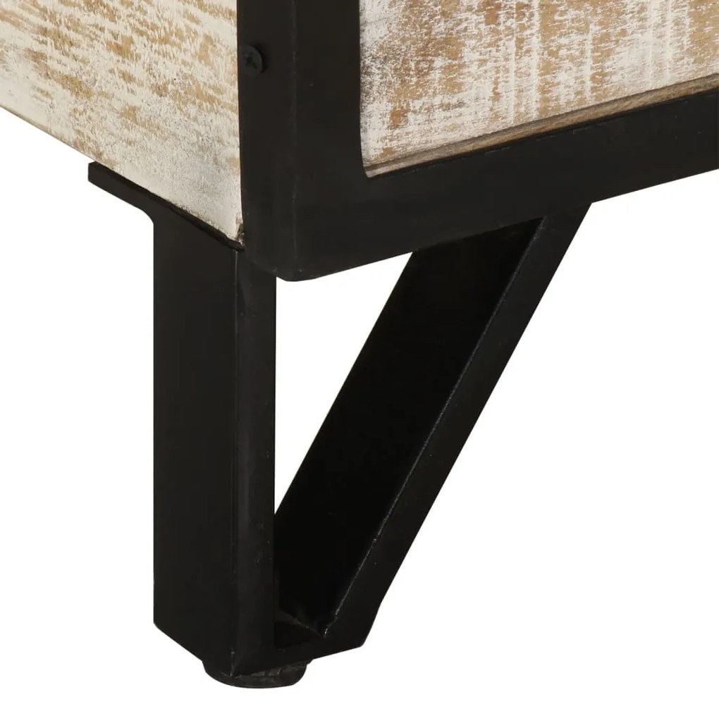 Móvel de TV 110x30x41 cm madeira de acácia maciça