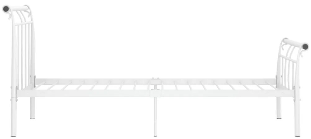 Estrutura de cama 100x200 cm metal branco