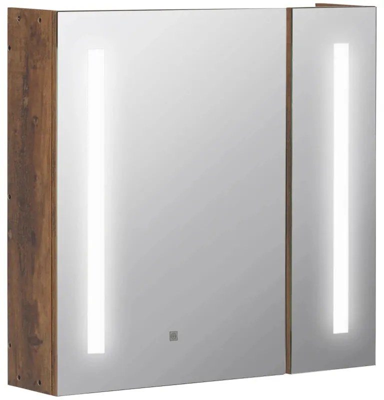 Armário Evani com Espelho e Luz LED - Design Moderno