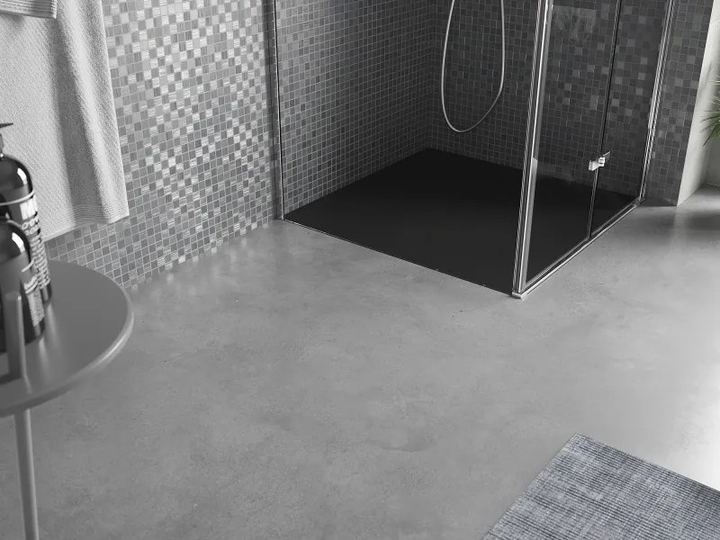 Mexen Bert base de duche quadrada SMC 90 x 90 cm, preta - 4K709090