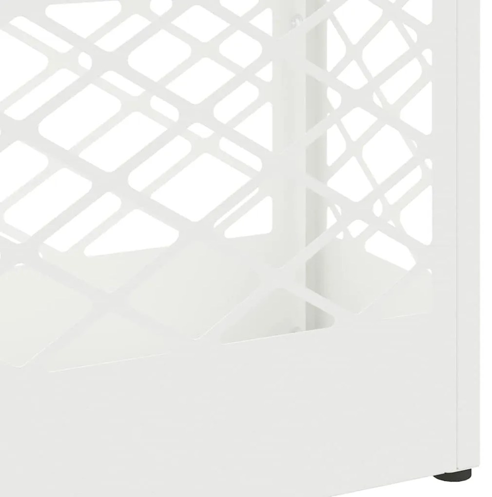 Suporte de Guarda-Sol Treliça Branco 28 x 12 x 41 cm Aço
