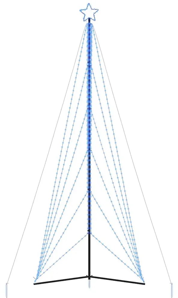 Árvore de Natal LED 861 LEDs Azul 478 cm