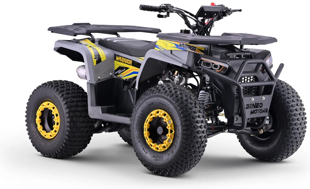 Moto 4 gasolina crianças Motors WARRIOR 125cc Amarela