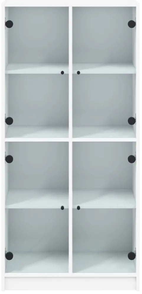 Armário alto c/ portas 68x37x142 cm derivados de madeira branco