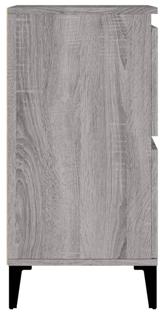 Aparador 60x35x70 cm derivados de madeira cinzento sonoma