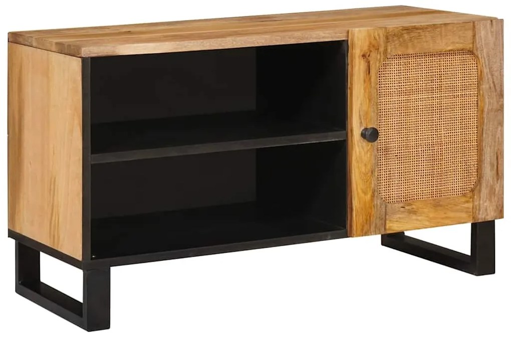 vidaXL Gabinete para TV com armazenamento Castanho 80 x 33 x 46 cm