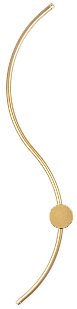Candeeiro de Parede Uyan - Dourado - 90cm x 17cm x 10cm