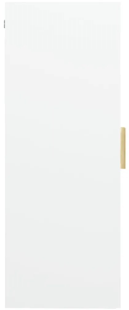 Armário de parede suspenso 69,5x34x90 cm branco