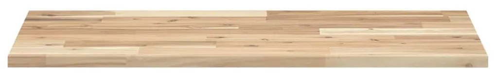 Prateleira flutuante 2pcs 100x40x2cm acácia maciça não tratada