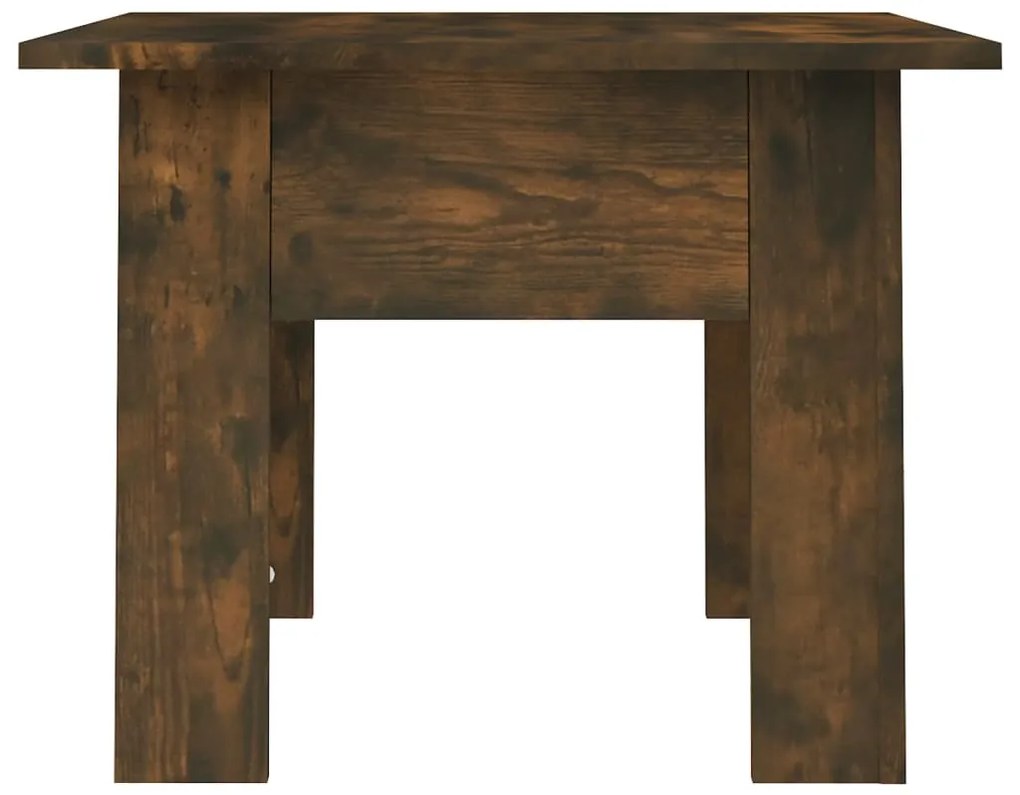 Mesa de centro 55x55x42 cm aglomerado cor carvalho fumado