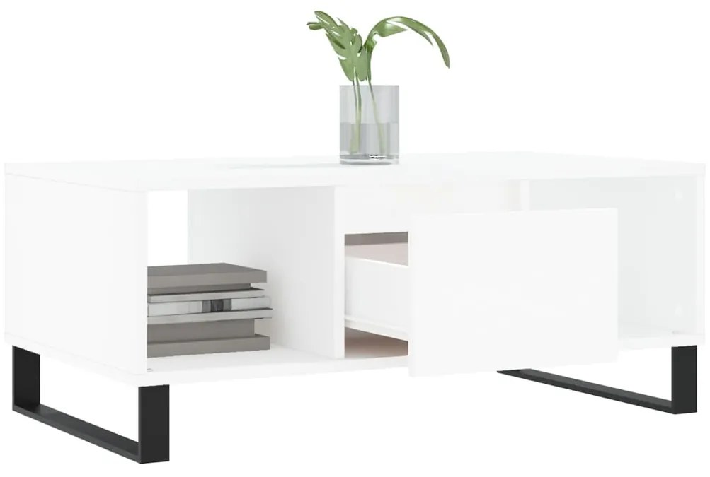 Mesa de centro 90x50x36,5 cm derivados de madeira branco