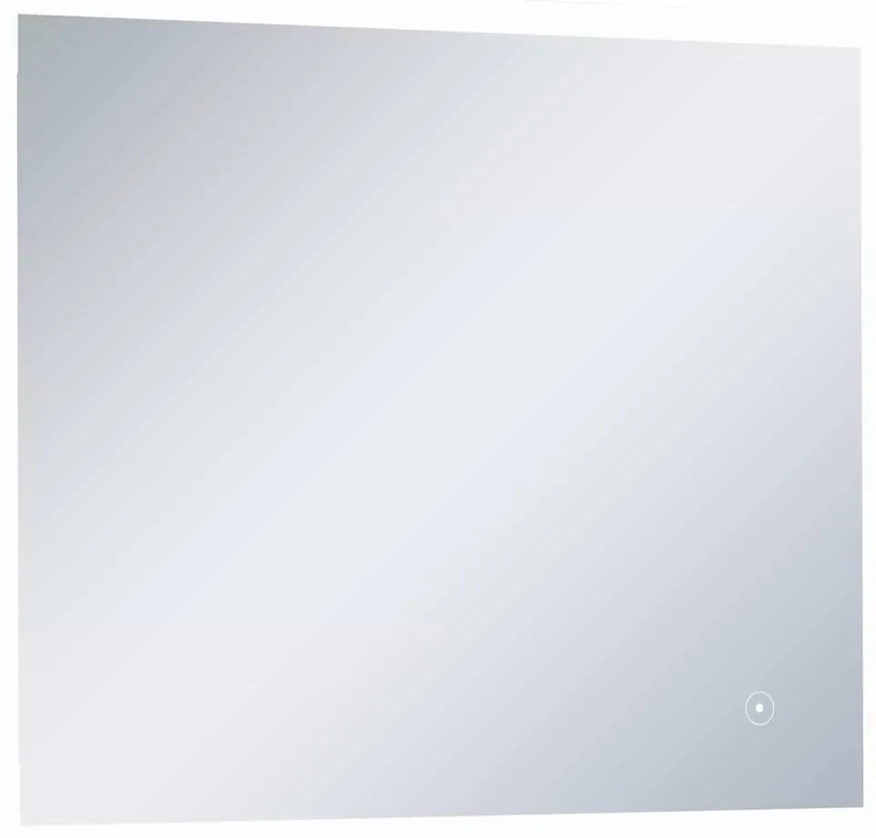 Espelho de parede LED c/ sensor tátil casa de banho 60x50 cm