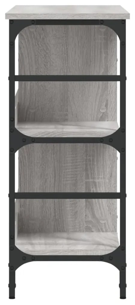 Aparador 102x32x73,5 cm derivados de madeira cinzento sonoma