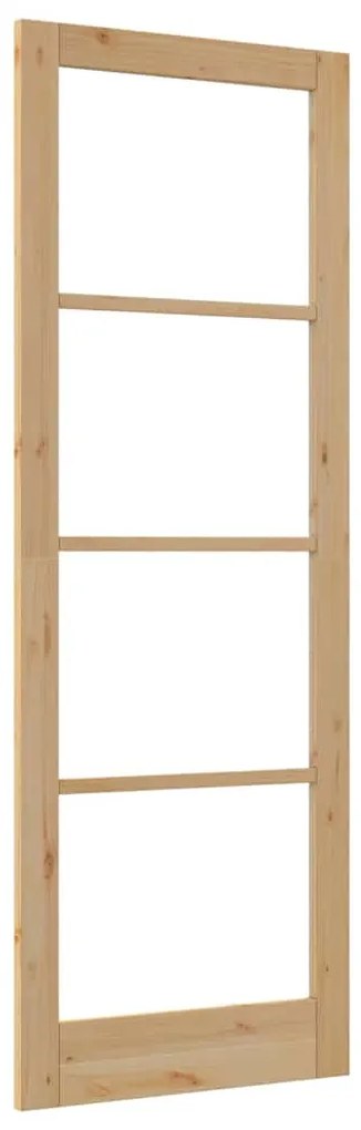 porta interna com vidro "ORKDAL" 83x232x4 cm de madeira sólida de pinh