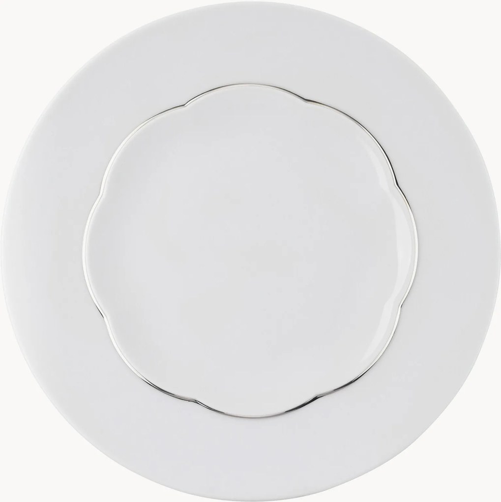 Prato marcador em porcelana Sonetto