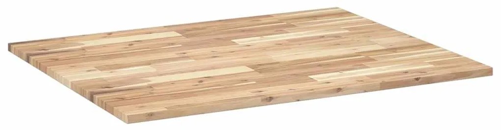 Tampo de secretária 100x80x2 cm acácia maciça não tratada