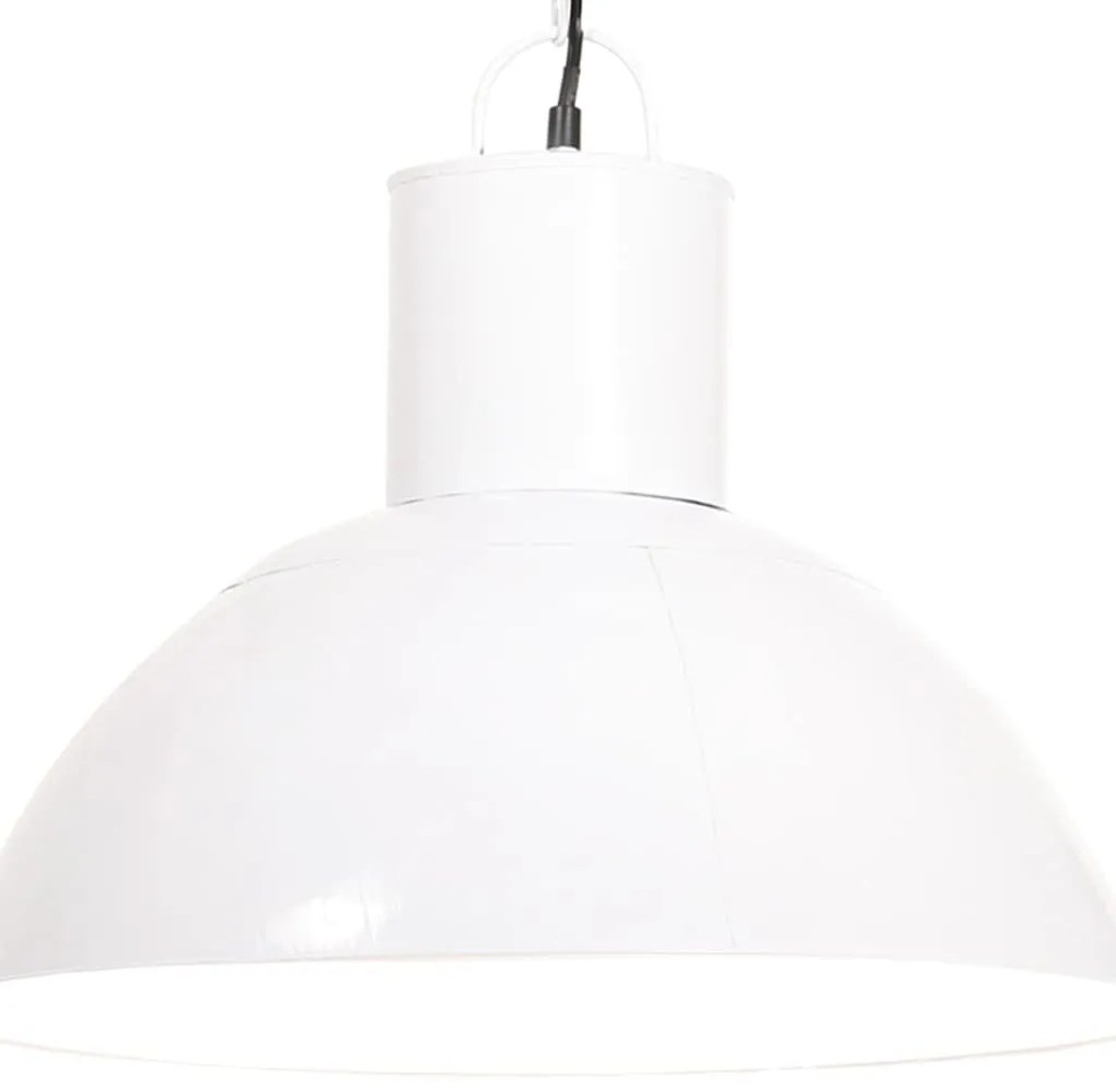 Candeeiro suspenso redondo 25 W 48 cm E27 branco