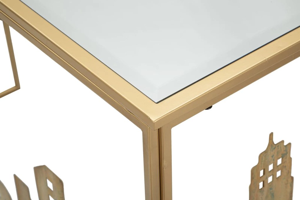 MESA CONSOLA CITY 110X38,5X81 CM MULTICOLOR