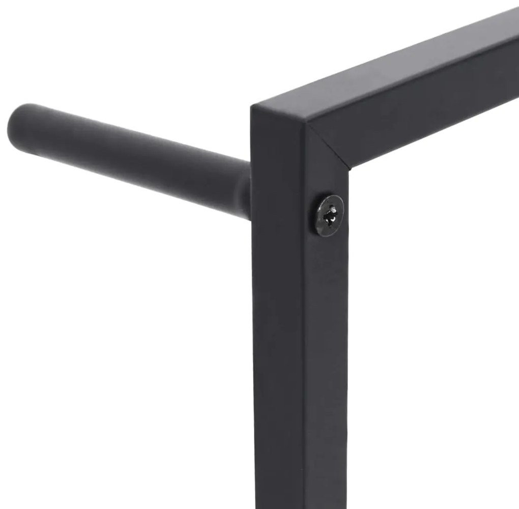 Toalheiro 60x10x116 cm aço preto