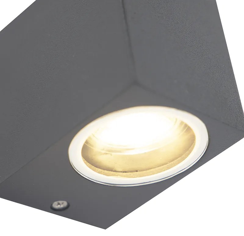 LED Candeeiro de Parede Inteligente Preto Incl. WiFi GU10 IP44 - Baleno Moderno,Design