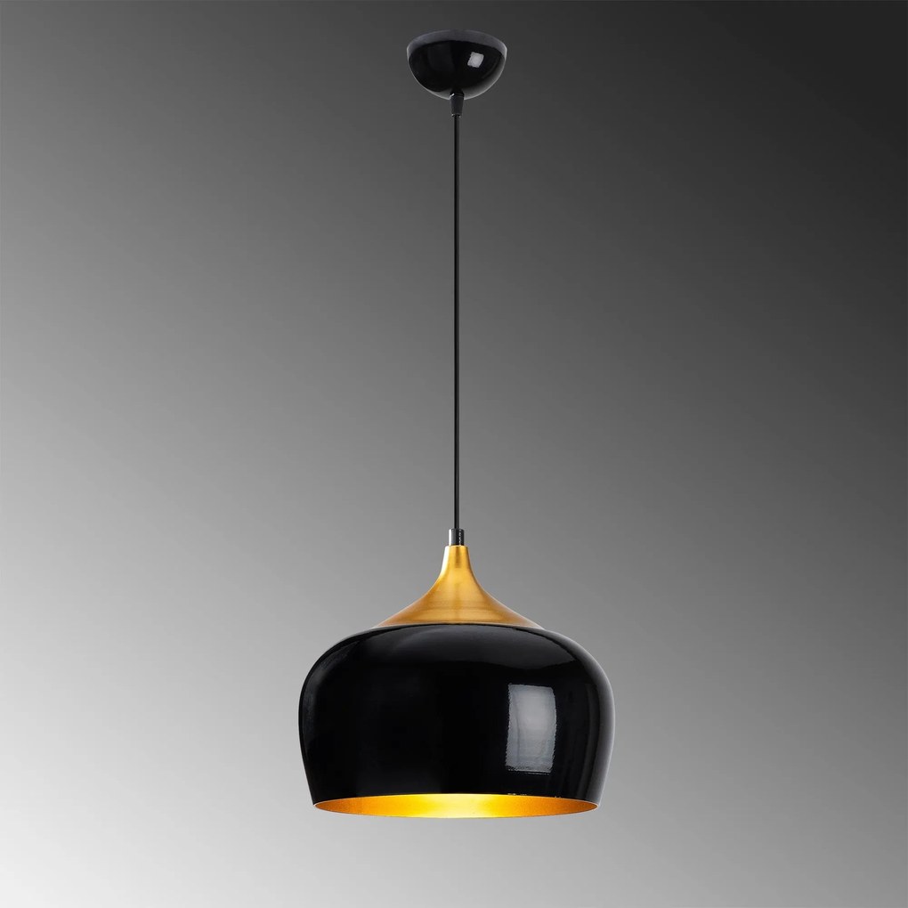 Chandelier Berceste – Preto – 30 x 30 cm