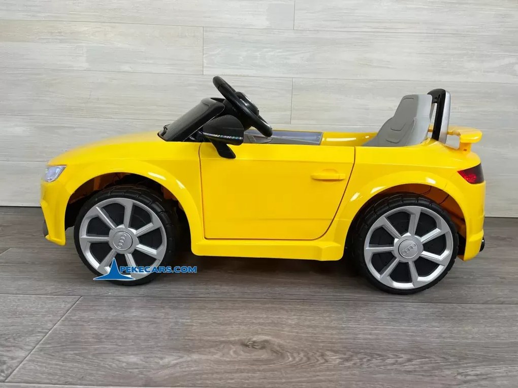 Carro elétrico para crianças AUDI TT RS 12V 2.4G Amarelo