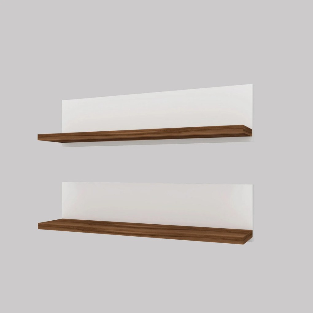 **** Prateleira de Parede Shelf – Branco – 60 cm x 15 cm x 13 cm (2 Pe