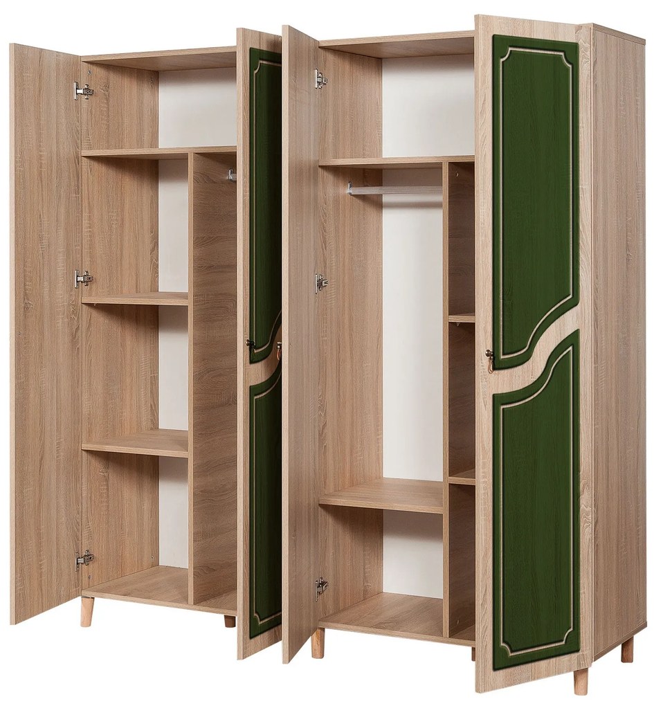 Guarda-roupa Imaj – Carvalho Sonoma – 180 cm x 192 cm x 52 cm