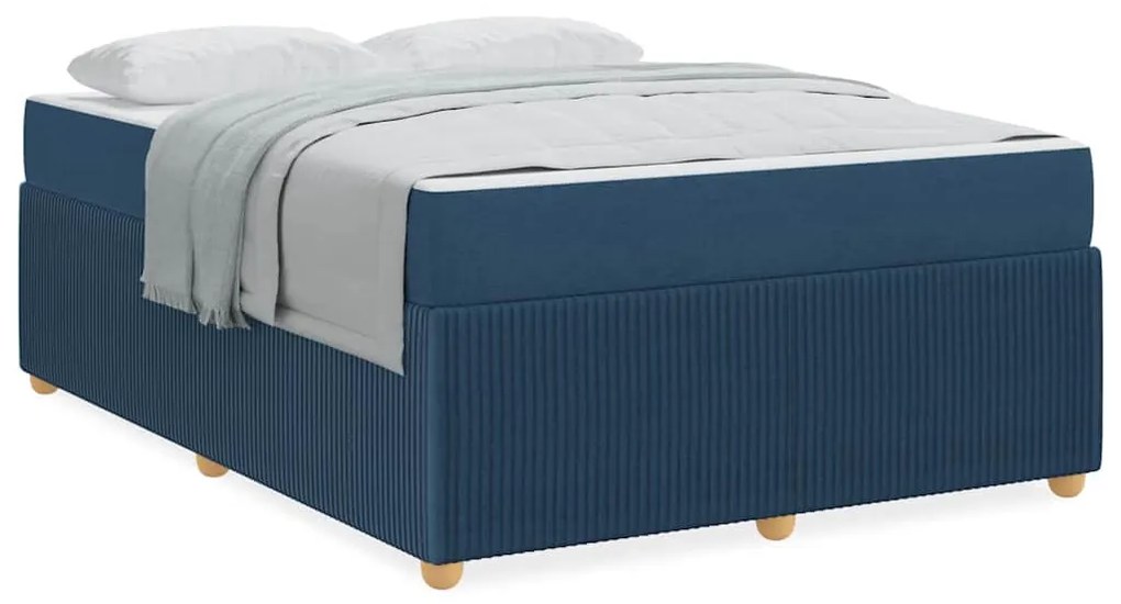 Estrutura da Cama Outros Azul 160 x 200 cm tecido