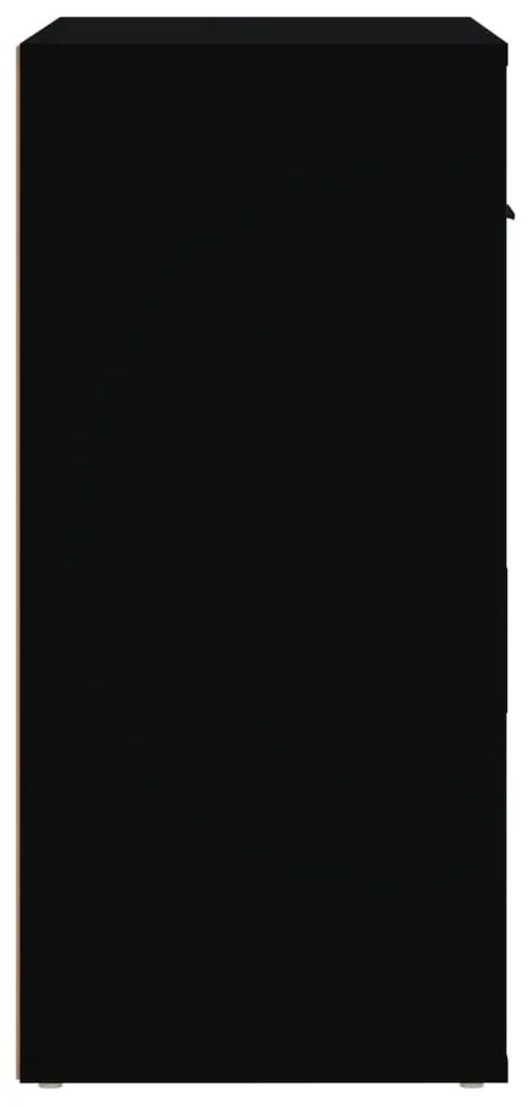 Aparador 80x33x70 cm derivados de madeira preto