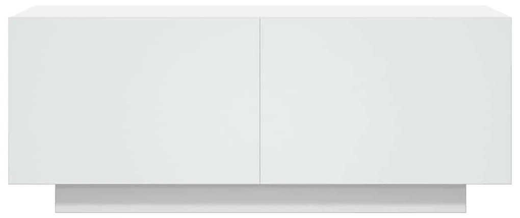 Móvel p/ TV 100x35x40cm madeira processada branco