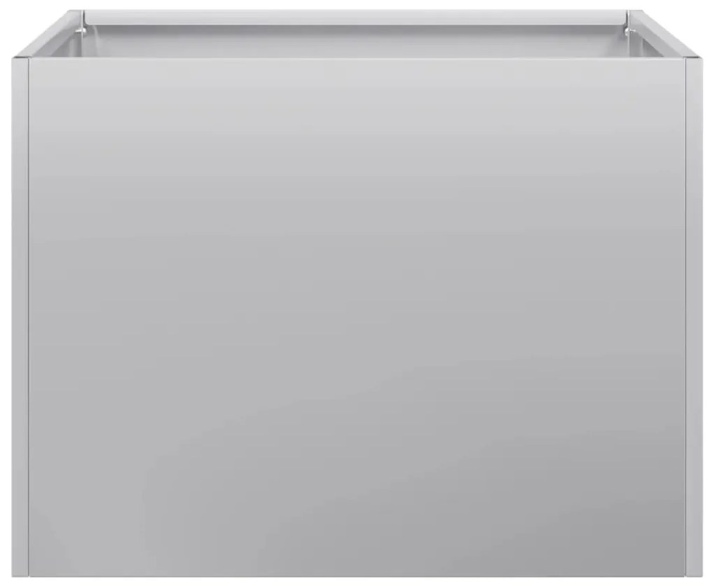 Vaso/floreira 40x40x30 cm aço galvanizado