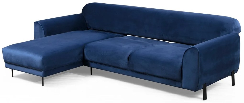 Sofá-cama de canto Image Corner – Azul Marinho – 287 cm x 169 cm