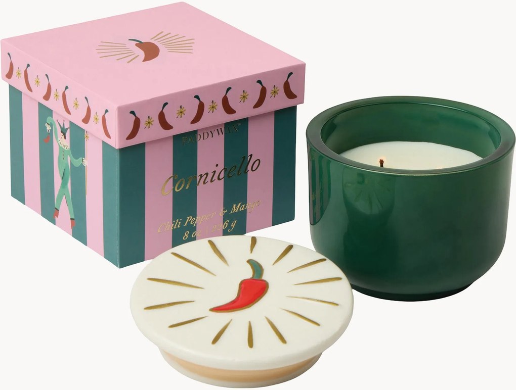 Vela perfumada com tampa Charmed (pimenta, manga)