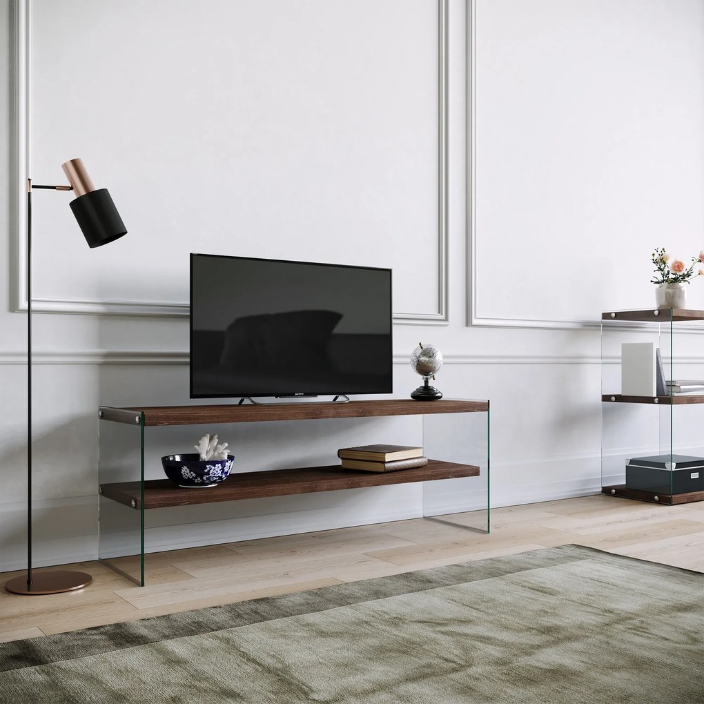 Móvel TV TV1003 – Walnut – 120 cm x 45 cm x 35 cm