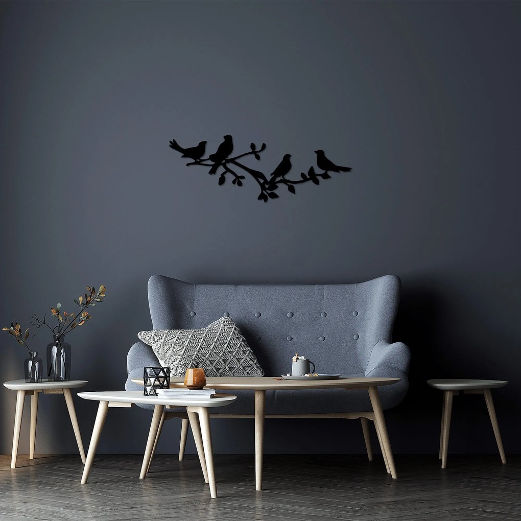 Acessório Decorativo de Parede Model-335 – Preto – 70 x 26 cm