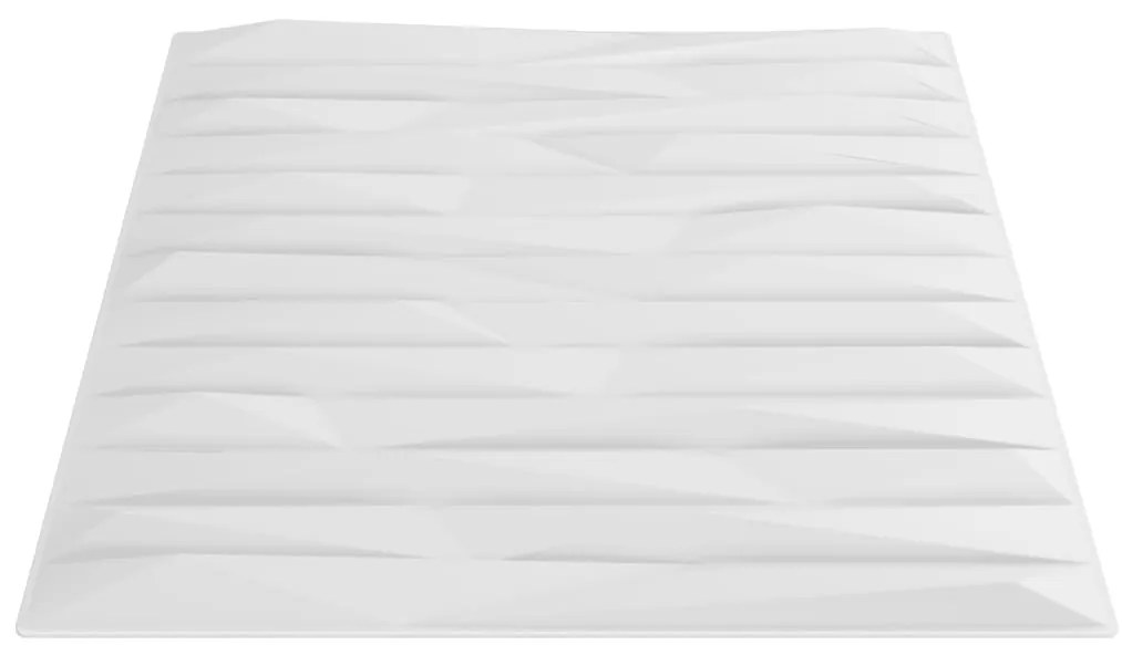 Painéis de parede 48 pcs 50x50 cm 12m² XPS pedra branco