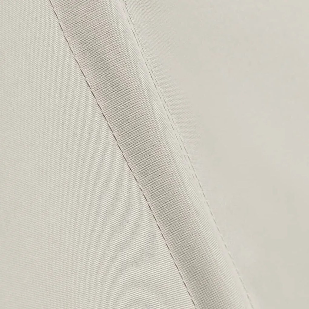 Toldo lateral dobrável para varanda 210x210 cm creme